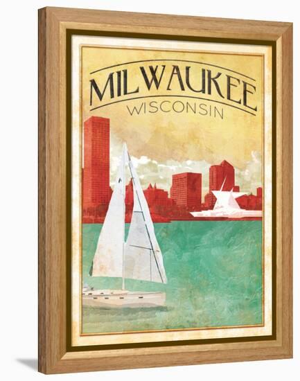 Milwaukee cover-Jace Grey-Framed Stretched Canvas