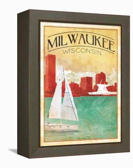 Milwaukee cover-Jace Grey-Framed Stretched Canvas