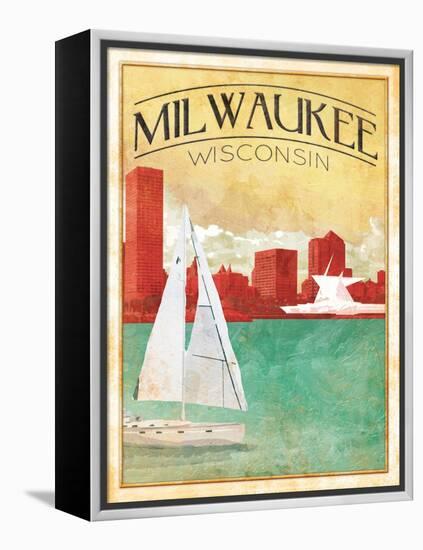 Milwaukee cover-Jace Grey-Framed Stretched Canvas