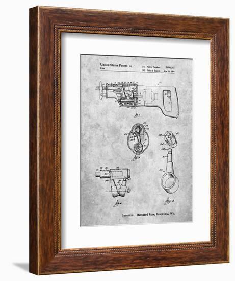 Milwaukee Reciprocating Saw Patent-Cole Borders-Framed Art Print