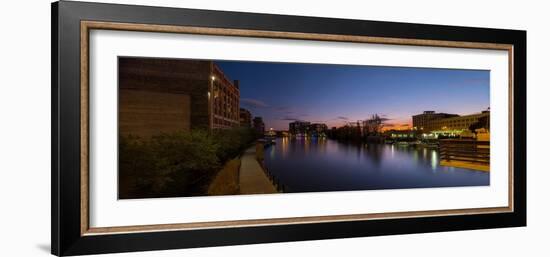 Milwaukee Riverwalk-Steve Gadomski-Framed Photographic Print