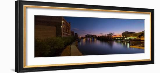 Milwaukee Riverwalk-Steve Gadomski-Framed Photographic Print