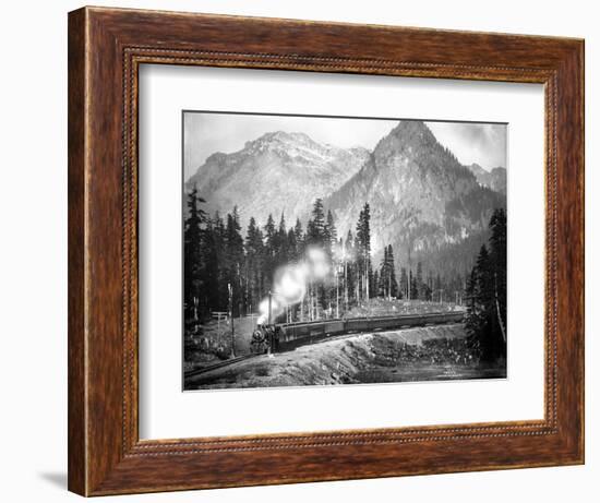 Milwaukee Road – Olympian, 1913-Asahel Curtis-Framed Giclee Print