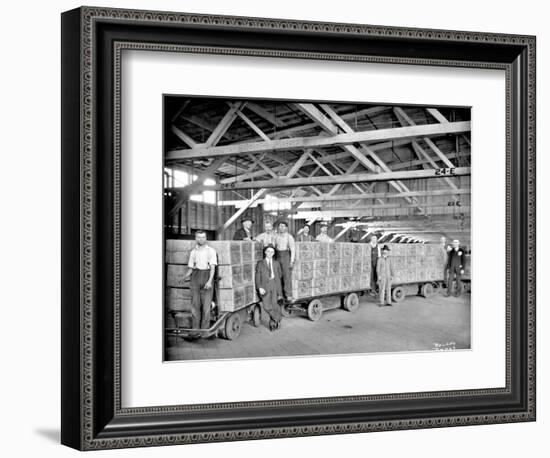 Milwaukee Road - Tea Shipment, 1921-Marvin Boland-Framed Giclee Print