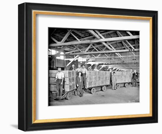 Milwaukee Road - Tea Shipment, 1921-Marvin Boland-Framed Giclee Print