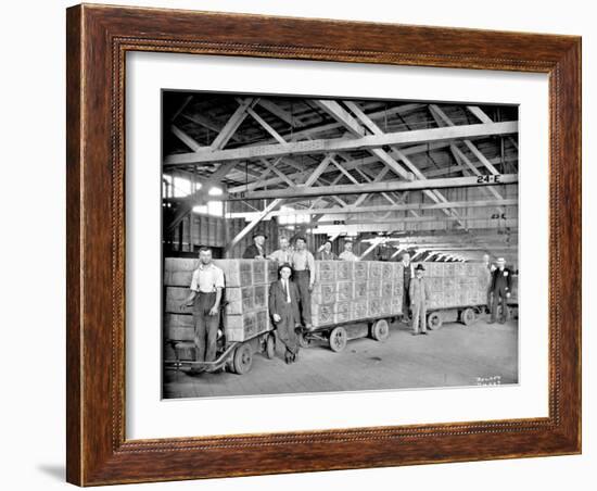 Milwaukee Road - Tea Shipment, 1921-Marvin Boland-Framed Giclee Print