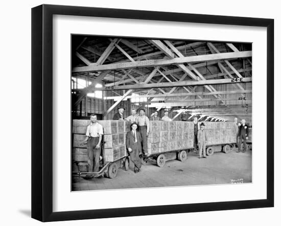 Milwaukee Road - Tea Shipment, 1921-Marvin Boland-Framed Giclee Print