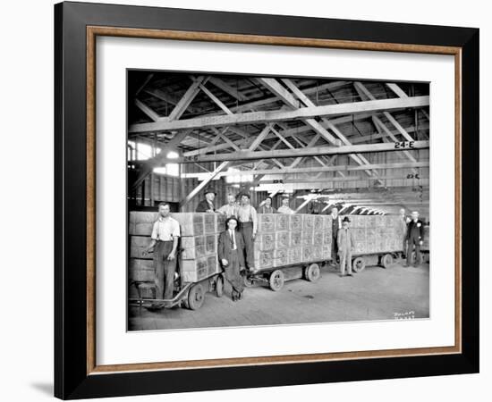 Milwaukee Road - Tea Shipment, 1921-Marvin Boland-Framed Giclee Print
