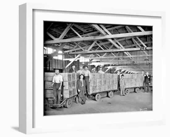 Milwaukee Road - Tea Shipment, 1921-Marvin Boland-Framed Giclee Print