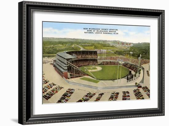 Milwaukee Stadium, Wisconsin-null-Framed Premium Giclee Print