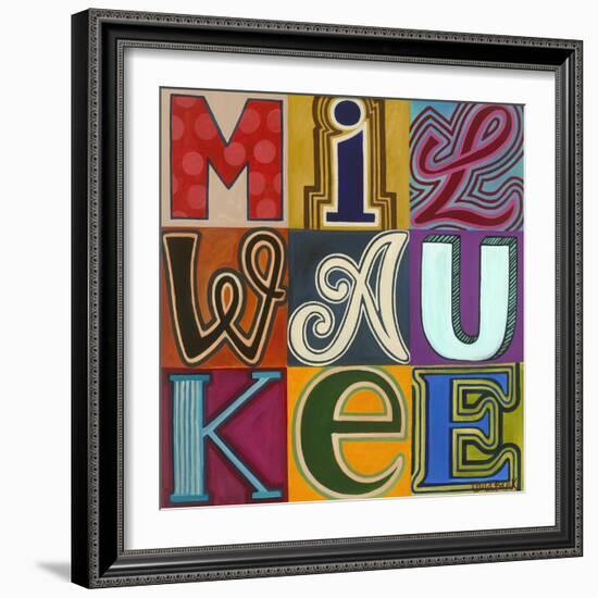 Milwaukee-Carla Bank-Framed Giclee Print