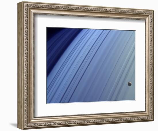 Mimas-Michael Benson-Framed Photographic Print