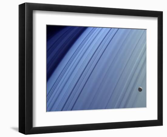 Mimas-Michael Benson-Framed Photographic Print