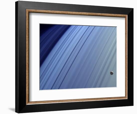 Mimas-Michael Benson-Framed Photographic Print