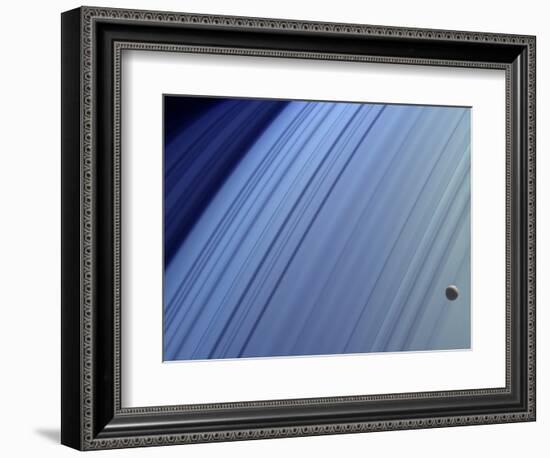 Mimas-Michael Benson-Framed Photographic Print