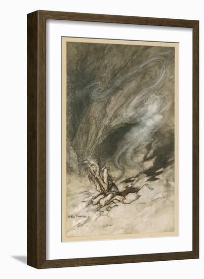 Mime Punished-Arthur Rackham-Framed Art Print