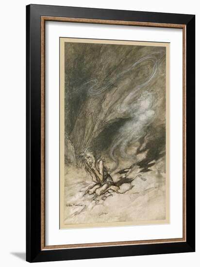 Mime Punished-Arthur Rackham-Framed Art Print