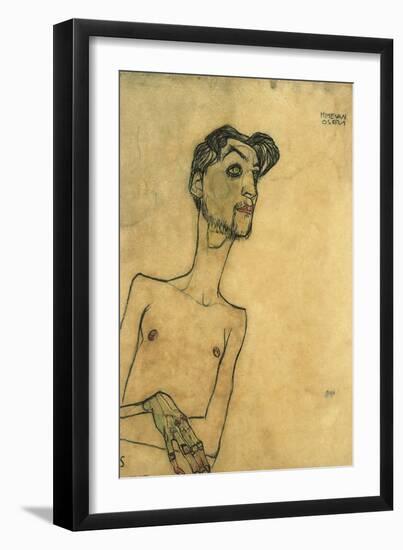 Mime Van Osen, 1910-Egon Schiele-Framed Giclee Print