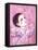 Mime with Heart Bubbles-Judy Mastrangelo-Framed Premier Image Canvas