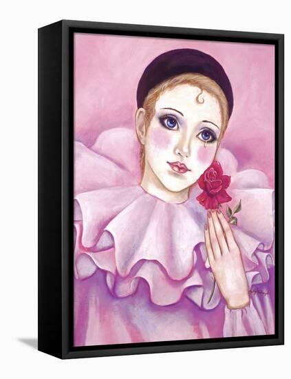 Mime with Rose-Judy Mastrangelo-Framed Premier Image Canvas