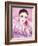 Mime with Rose-Judy Mastrangelo-Framed Giclee Print