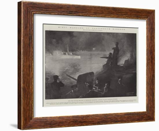 Mimic Warfare at Portsmouth Harbour-Fred T. Jane-Framed Giclee Print