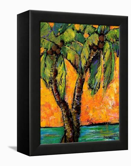 Mimosa Sky Palm Tree-Blenda Tyvoll-Framed Stretched Canvas