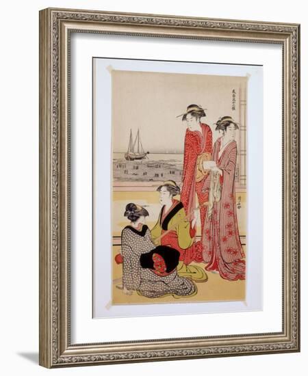 Minami Juuni-Kou-Torii Kiyonaga-Framed Giclee Print