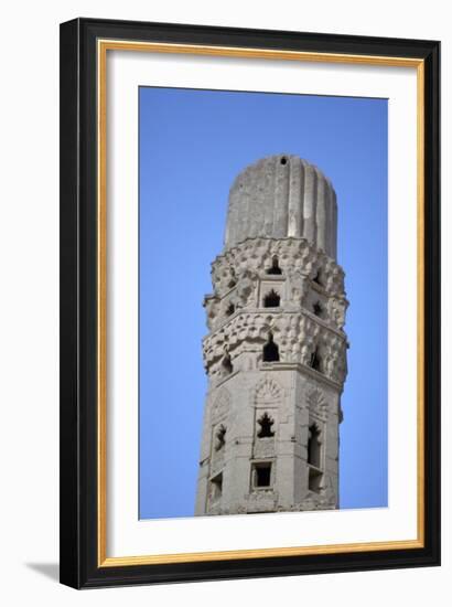 Minaret, Al Hakim Mosque, Cairo, Egypt, 1992-Vivienne Sharp-Framed Photographic Print