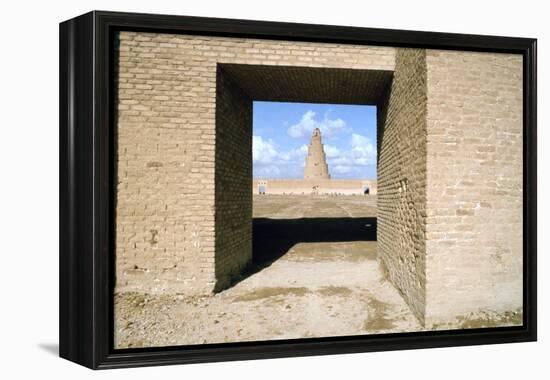 Minaret from Within the Friday Mosque, Samarra, Iraq, 1977-Vivienne Sharp-Framed Premier Image Canvas