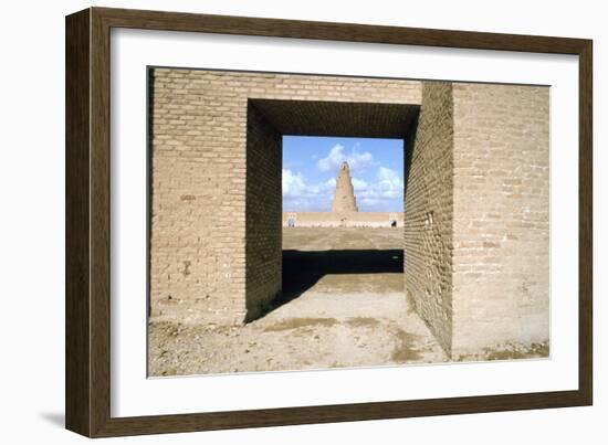 Minaret from Within the Friday Mosque, Samarra, Iraq, 1977-Vivienne Sharp-Framed Photographic Print