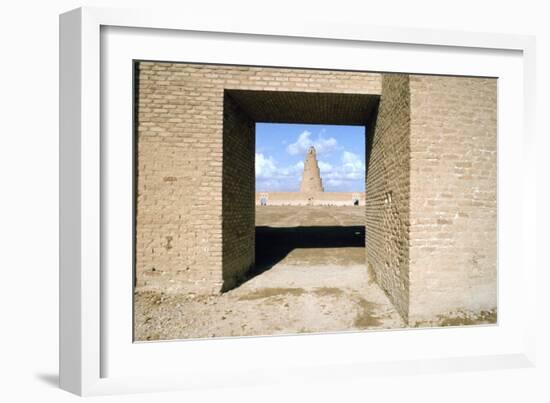 Minaret from Within the Friday Mosque, Samarra, Iraq, 1977-Vivienne Sharp-Framed Photographic Print