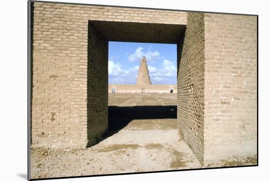 Minaret from Within the Friday Mosque, Samarra, Iraq, 1977-Vivienne Sharp-Mounted Photographic Print