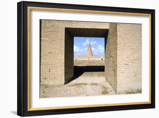 Minaret from Within the Friday Mosque, Samarra, Iraq, 1977-Vivienne Sharp-Framed Photographic Print