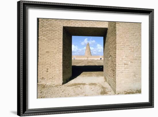 Minaret from Within the Friday Mosque, Samarra, Iraq, 1977-Vivienne Sharp-Framed Photographic Print