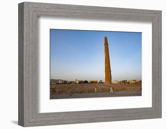 Minaret in Herat, Afghanistan, Asia-Alex Treadway-Framed Photographic Print