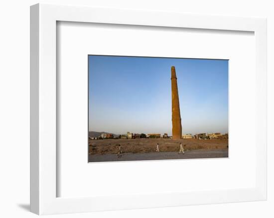 Minaret in Herat, Afghanistan, Asia-Alex Treadway-Framed Photographic Print