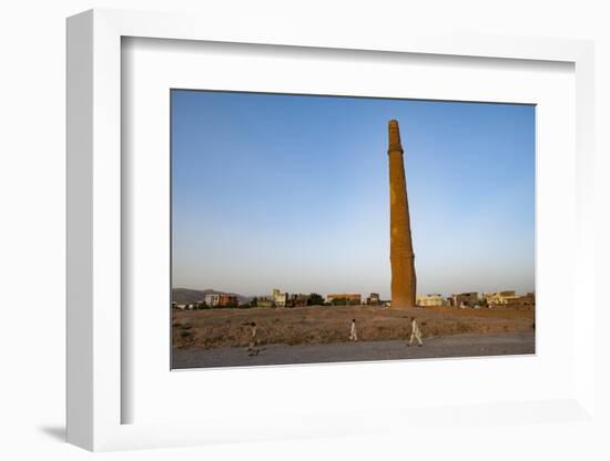 Minaret in Herat, Afghanistan, Asia-Alex Treadway-Framed Photographic Print