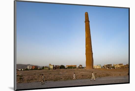 Minaret in Herat, Afghanistan, Asia-Alex Treadway-Mounted Photographic Print