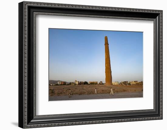 Minaret in Herat, Afghanistan, Asia-Alex Treadway-Framed Photographic Print