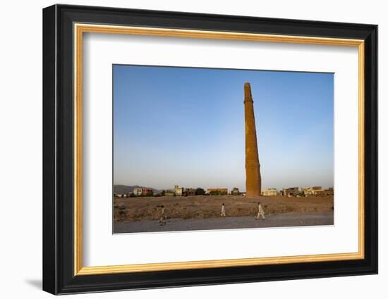 Minaret in Herat, Afghanistan, Asia-Alex Treadway-Framed Photographic Print