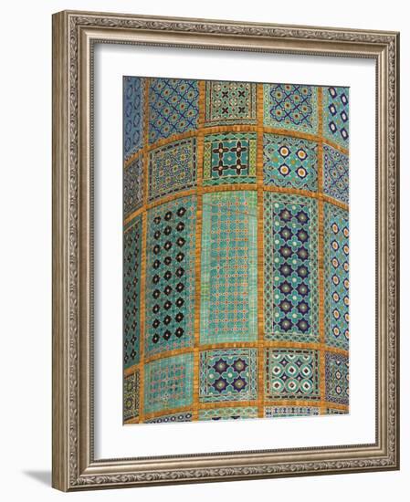 Minaret of Shrine of Hazrat Ali, Who was Assassinated in 661, Mazar-I-Sharif, Afghanistan-Jane Sweeney-Framed Photographic Print