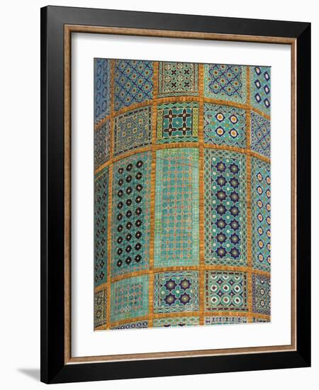 Minaret of Shrine of Hazrat Ali, Who was Assassinated in 661, Mazar-I-Sharif, Afghanistan-Jane Sweeney-Framed Photographic Print