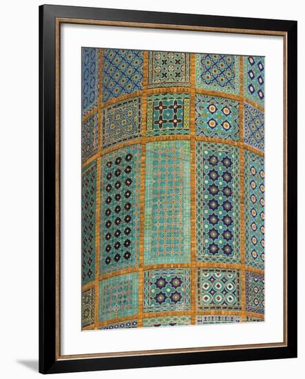 Minaret of Shrine of Hazrat Ali, Who was Assassinated in 661, Mazar-I-Sharif, Afghanistan-Jane Sweeney-Framed Photographic Print