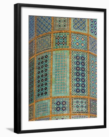 Minaret of Shrine of Hazrat Ali, Who was Assassinated in 661, Mazar-I-Sharif, Afghanistan-Jane Sweeney-Framed Photographic Print