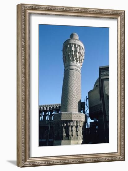 Minaret of the Suq Al Ghazal Mosque, Baghdad, Iraq, 1977-Vivienne Sharp-Framed Photographic Print