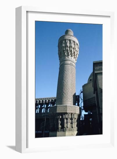 Minaret of the Suq Al Ghazal Mosque, Baghdad, Iraq, 1977-Vivienne Sharp-Framed Photographic Print