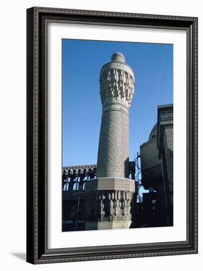 Minaret of the Suq Al Ghazal Mosque, Baghdad, Iraq, 1977-Vivienne Sharp-Framed Photographic Print