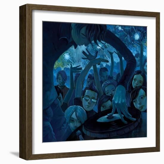 Mind Control-Aaron Jasinski-Framed Art Print