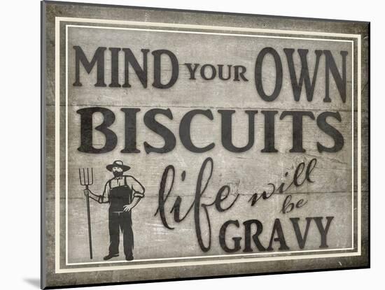 Mind Your Biscuits BK-LightBoxJournal-Mounted Giclee Print